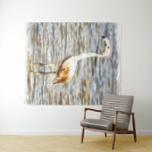 Hübsch Flamingo Fledgling Watercolor Wandteppich (Beispiel (Horizontal))