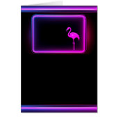 Hübsch Flamingo Grußkarte (Vorne)