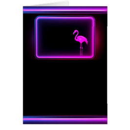 Hübsch Flamingo Grußkarte