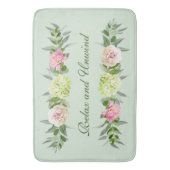 Hübsch floral Botanisch | Entspannen & Entspannen Badematte (Vorderseite Vertikal)