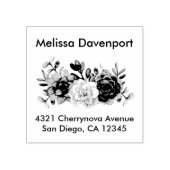 Hübsch Floral Bouquet Gummistempel (Prägung)