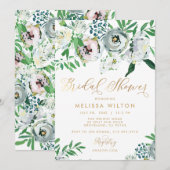 Hübsch Floral Gouache Boho Blume Brautparty Einladung (Vorne/Hinten)