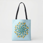 Hübsch Floral Mandala Blue Tasche (Vorderseite)