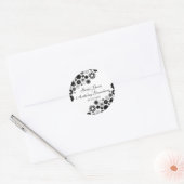 Hübsch Florals Black Stickers (Umschlag)