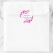 Hübsch Florals Magenta Stickers (Tasche)
