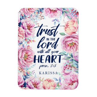 Hübsch Florals | Personalisierte Schrift Magnet