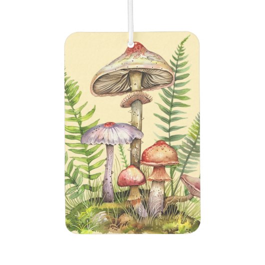 Hübsch Forest Mushrooms Ferns Autolufterfrischer (Vorderseite)
