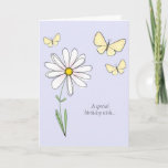 Hübsch Friend Birthday Card Karte<br><div class="desc">Hübsche Freundes-Geburtstagskarte,  die mit Ihrer personalisierten Nachricht anpassbar ist.</div>