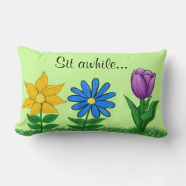 Hübsch Garden Blume Grüne Kissen