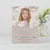 Hübsch Garden Foto Erste Heilige Kommune Einladung (Stehend Vorderseite)