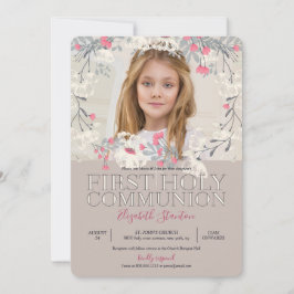 Hübsch Garden Foto Erste Heilige Kommune Einladung