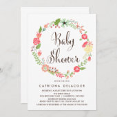 Hübsch Garden Kleider Kinderdusche Einladung (Vorne/Hinten)