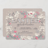 Hübsch Garden Ostereier Jagd und Mittagessen Einla Einladung (Vorne/Hinten)