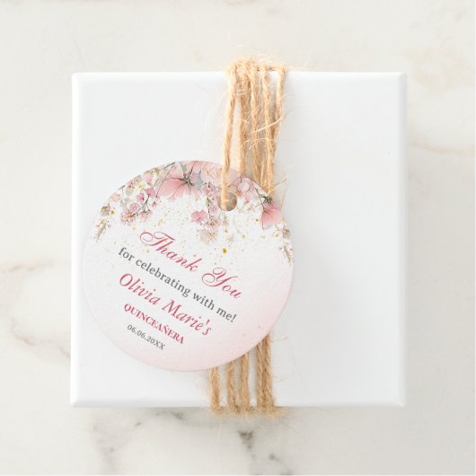 Hübsch Garden Wildblumen Süß 16 Geschenkanhänger (Beispiel)