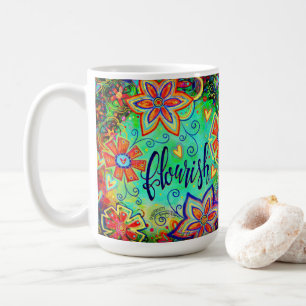 Hübsch Geblüht floral Inspiration Girl Kaffeetasse