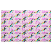 HÜBSCH GEBOREN ZU SKATE PERSONALISIERT FABRIC STOFF (Fat Quarter (45,7 x 55,9 cm))