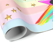 HÜBSCH GEBOREN ZU TUMBLE GYMNASTIC GIFT WRAP GESCHENKPAPIER (Rolleneckpunkt)