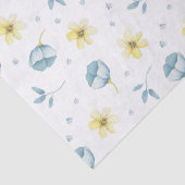 Hübsch-gelbe Blütendusche Seidenpapier (Detail)