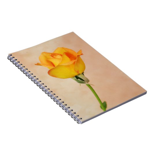 Hübsch Gelbe Rose aus Gertie's Garden Notizblock (Rechte Seite)