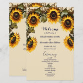 Hübsch-gelbe Sonnenblume (Vorne/Hinten)