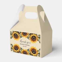 Hübsch-gelbe Sonnenblume Geschenkschachtel