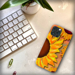 Hübsch-Gelbe Sonnenblume-Inspirivity iPhone Case