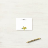 Hübsch Gelbe Sonnenblumen-Anordnung Post-it Klebezettel (Auf Schreibtisch)