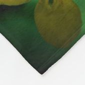 Hübsch Gelbe Wildblumen Abstrakt Personalisiert Fleecedecke (Ecke)