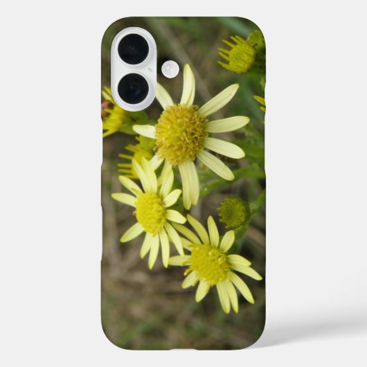 Hübsch-Gelbe Wildblumen iPhone Case (Rückseite)