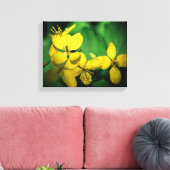 Hübsch Gelbe Wildblumen Leinwanddruck (Insitu (Wohnzimmer))