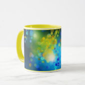 Hübsch-gelbes Lieblingsfarbengeschenk Name Kaffee Tasse (Vorderseite Links)