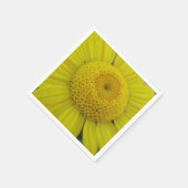 Hübsch-Gelbmarguerit Serviette (Ecke)
