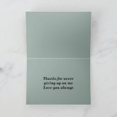 Hübsch geometrische Muttertagskarte mit Herz Feiertagskarte (Innenseite)