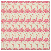 Hübsch geometrisches rosa Flamingos-Muster Stoff (Muster)