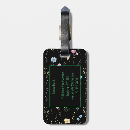 Hübsch Gepäckanhänger (Rückseite vertikal)