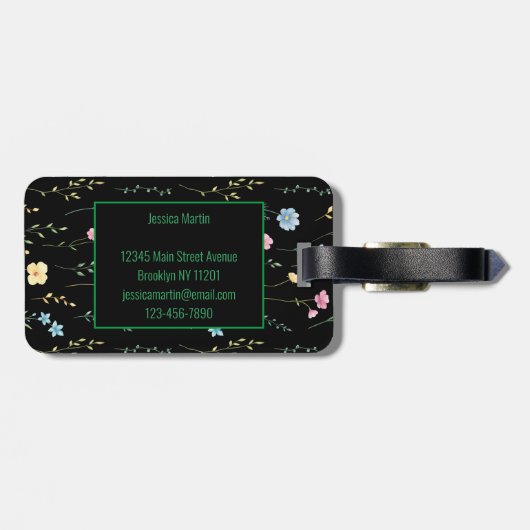 Hübsch Gepäckanhänger (Rückseite horizontal)