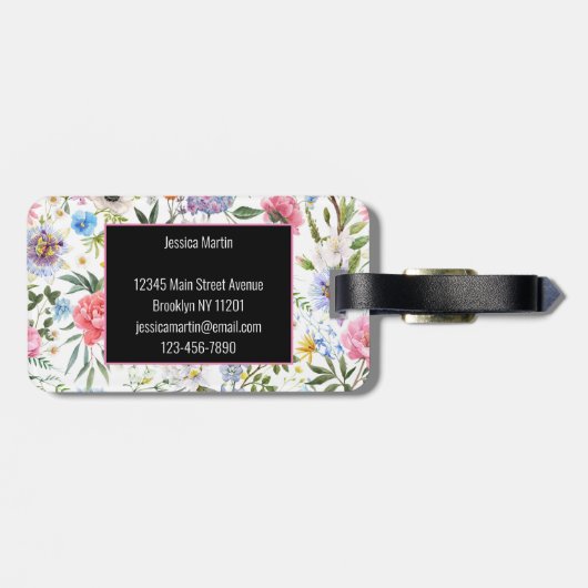 Hübsch Gepäckanhänger (Rückseite horizontal)