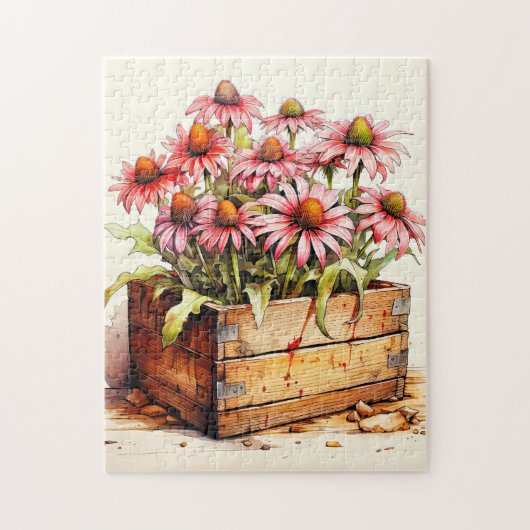 Hübsch gepflanzte Aster-Blume Puzzle (Vertikal)