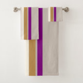 Hübsch gestreiftes HandtuchSet Badhandtuch Set (Insitu)