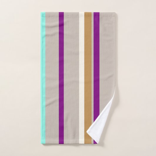 Hübsch gestreiftes HandtuchSet Badhandtuch Set (Handtuch)