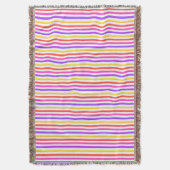 Hübsch gestrichelte Keule Decke (Vorderseite Vertikal)