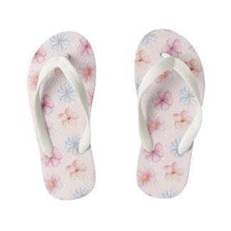 Hübsch gestrichene Blume Mädchen Flip Flops Kinderbadesandalen