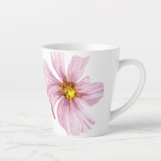 Hübsch gestrichene Blume Milchtasse (Rechts)