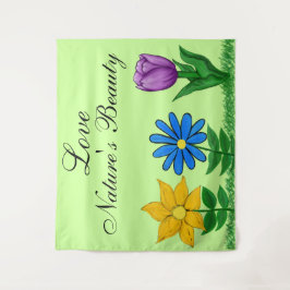 Hübsch gestrichene Blume Wanddekoration Wandteppich