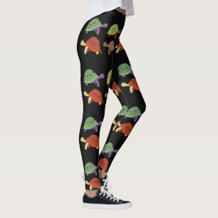 Hübsch gestrichene Schildkröten Leggings