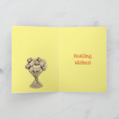 Hübsch Get Well bald Nanna Gruß Karte (Innenseite)