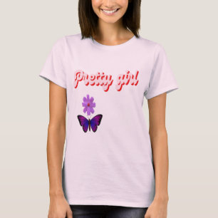 Hübsch Girl Women's T - Shirt Einfache Zuhause-Bek
