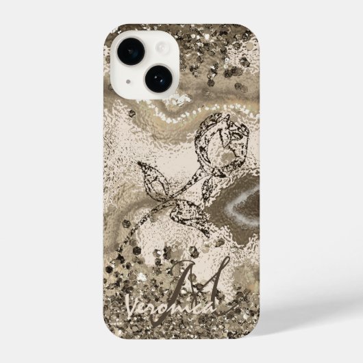 Hübsch Girly Elegant iPhone Hülle (Rückseite)