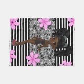 Hübsch & Girly Fleecedecke (Vorderseite (Horizontal))