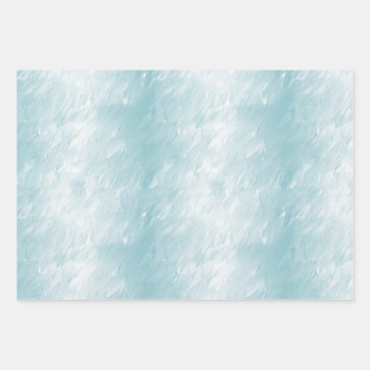 Hübsch Girly Mint Aqua Yellow Geschenkpapier Set (Vorderseite 2)